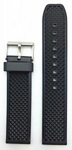 24mm Black Watch Band