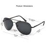 Duduma Premium Full Mirrored Aviator Sunglasses w/ Flash Mirror Lens Uv400