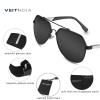 VEITHDIA 3598 Adjustable HD Polarized Aviator Sunglasses for Fishing Driving