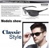 Duco Men's Sports Style Polarized Sunglasses Driver Glasses Unbreakable Frame 8177