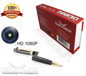 Spy Camera Pen 1080p HD - Hidden Video Recorder - 8GB Memory Card Included - Complete Video Tutorials
