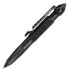 Sminiker Portable Survival Aircraft Aluminum Defender Tactical Pen with Glassbreaker, Writing, Self Defense (Black)