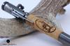 Handmade Schimmel Pen, Bolt Action Bullet Pen. Birdseye Maple with Deer in cross-hairs. Great for the hunter in your family!