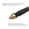 QPAU Tactical Pen Aircraft Aluminum Impromptu Defender for Signature Glass Breaker Multifunctional Survial Tool