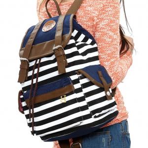 Wowlife Unisex Canvas Backpack School Bag Laptop Bag for Teens Girl Boy Student