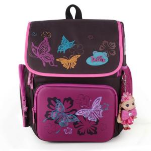 Delune Girl's School bag Cartoon Large Capacity Orthopedic backpack