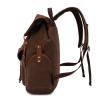 BLUBOON Vintage Leather Backpacks Mens Canvas Rucksack for School/hiking/sports Fits up to 15.6-inch Laptops