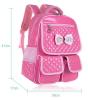 Vere Gloria Children School Backpack Bags for Primary Girls Students PU Leather Bow