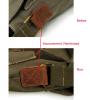 EcoCity Unisex Vintage Small Canvas Shoulder Messenger Bag Crossbody iPad Bags-SHOULDER STRAP REINFORCED (New Inventory)