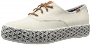 Keds Women's Triple Raffia Foxing Fashion Sneaker