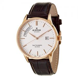 Edox Les Vauberts Day Date Automatic Men's Automatic Watch 83007-37R-AIR