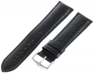 Hirsch 010090-50-22 22 -mm  Genuine Textured Leather "No Allergy" Lining Watch Strap