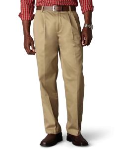 Dockers Men's Classic Fit Signature Khaki Pant - Pleated D3