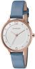 Skagen Women's 'Anita' Quartz Stainless Steel and Leather Automatic Watch, Color:Blue (Model: SKW2497)