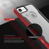 iPhone 7 Case Zizo Shock [Liquid Clear] Shockproof Protection [Titanium Metal Bumper] iPhone 7 Cover [FREE Tempered Glass Screen Protector]