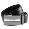 Squeple Man Belts Automatic Buckle 35MM Width Black Gift Box Package