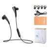 Vtin Bluetooth 4.1 Magnetic Headsets Noise Cancelling Earphones with Mic for iPhone 6s 6s plus and Android Phones-Black