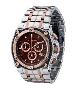 CALABRIA - BORDO- LIMITED EDITION - Rose Gold Two Tone & Cognac Dial Chronograph Men's Watch