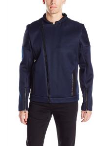 Calvin Klein Men's Twill Texture Moto Jacket