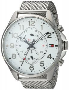 Tommy Hilfiger Men's Quartz Stainless Steel Casual Watch, Color:Silver-Toned (Model: 1791277)