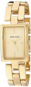 Anne Klein Women's Quartz Metal and Alloy Dress Watch, Color:Gold-Toned (Model: AK/2638CHGB)