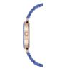 Anne Klein Women's AK/1018RGCB Diamond-Accented Rose Gold-Tone and Blue Ceramic Bracelet Watch