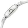 Anne Klein Women's AK/1689MPSV Swarovski Crystal-Accented Silver-Tone Bangle Watch