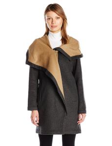 Vince Camuto Women's Cascading Wool Coat