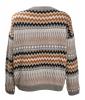 ZLYC Women Fairisle Knitted Casual Long Sleeve Pullover Jumper Christmas Sweater