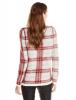 Olive & Oak Women's Plaid Printed Pullover Crew-Neck Sweater