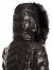 T Tahari Women's Emma Fitted Down Coat with Detachable Faux Fur Hood