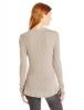 Jolt Women's Long Sleeve Top with Front Lace Overlay