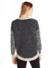 Love By Design Juniors Boucle Pocket Pullover Sweater, Charcoal Combo, Large