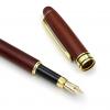 BTSKY Natural Handcrafted Rosewood Fountain Pens ,Fashion Elegant Gift Ink Pen for Signature Calligraphy Executive Business