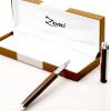 Fountain Pen [Chocolate Espresso Brown] with Ink Refill Converter and Gift Box - Timeless Classics Collection - Executive Writing Signature Calligraphy Pens Set For Standard Cartridges - 100% Warranty