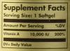 Solgar Vitamin A 10,000 IU Softgels, 100 Count