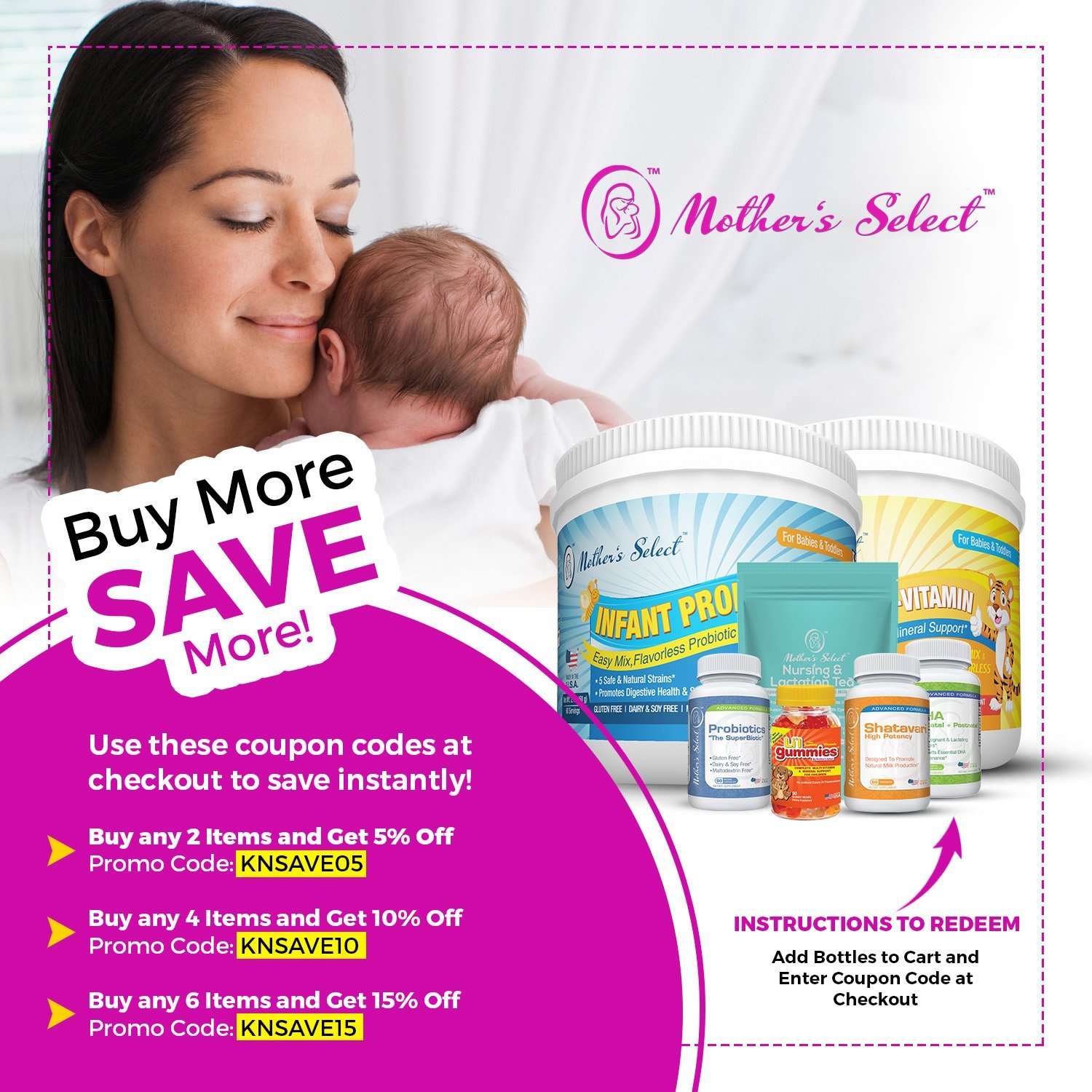Probiotics For Pregnant & Breastfeeding Women Mother’s Select