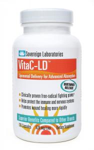 Vitac-LD Liposomal Vitamin C 520mg Capsules 120 Count with Proprietary Liposomal Delivery (LD) Technology for up to 1500% Better Bioavailability than Regular Ascorbic Acid Vitamin C Supplements