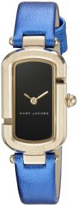 Marc Jacobs Women's The Jacobs Metallic Blue Leather Watch - MJ1501