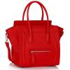 Women's Ladies Designer Leather Style Celebrity Tote Bag Smile Shoulder Handbag