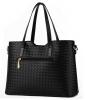 Tibes Fashion Pu Leather Handbag+Shoulder Bag+Purse 3pcs Bag Tote