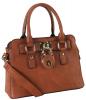 Rimen & Co. PU Leather Front Lock Décor Top Handle Mini Handbag Womens Purse Cross Body SD-3630 SW-3608