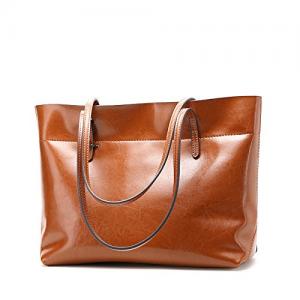 Obosoyo Women's Handbag Genuine Leather Tote Shoulder Bags Soft Hot