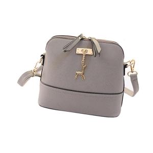 Ammazona New Women Messenger Bags Vintage Small Shell Leather Handbag Casual Bag