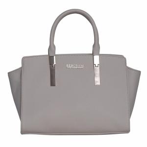 Kenneth Cole Reaction Womens Silvera Embossed Faux Leather Satchel Handbag