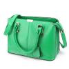 OURBAG Women Leather Handbags Fashion Top Handle Bag Cross body Shoulder Bag for Ladies