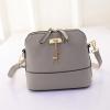 Ammazona New Women Messenger Bags Vintage Small Shell Leather Handbag Casual Bag