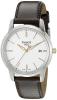 Tissot Men's T0334102601101 T-Classic Stainless Steel Watch With Brown Leather Band