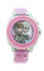 Disney Kids' Frozen Anna and Elsa Musical "Let It Go" Digital Watch with Pink Band