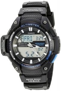 Casio Men's SGW-450H-1ACF Twin Sensor Analog-Digital Display Quartz Black Watch